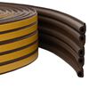 vidaXL joint de fen&ecirc;tre autocollant Marron 9 x 6 mm 50 m Mousse EPDM