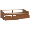 vidaXL Lit de repos 3 places sans matelas Bois de pin massif 90x200 cm