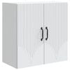 vidaXL Armoire Murale Blanc 59 x 31 x 60 cm Bois d'ing&eacute;nierie