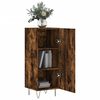 vidaXL Buffet Ch&ecirc;ne fum&eacute; 34,5x34x90 cm Bois d'ing&eacute;nierie