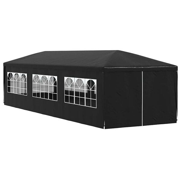 vidaXL Tente de r&eacute;ception 3x9 m Anthracite
