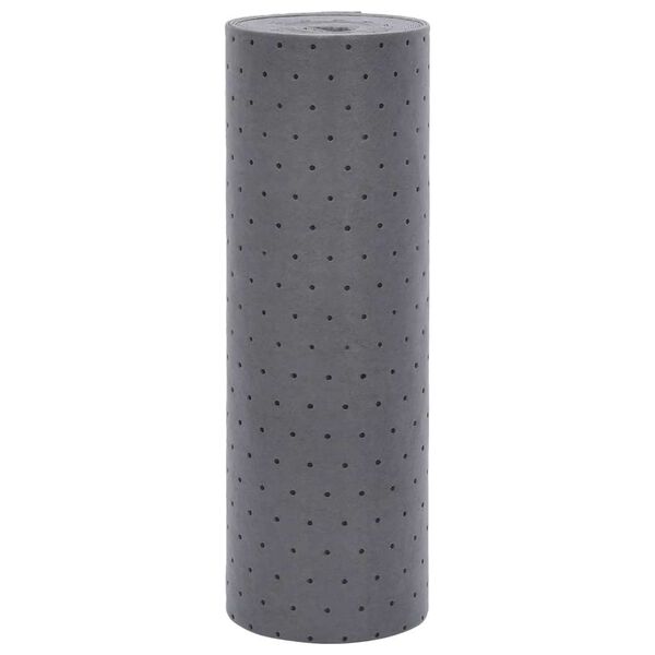 vidaXL Tampon absorbant d'huile gris 40x1000 cm
