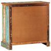 vidaXL Placard vintage avec 2 tiroirs 2 portes Bois massif r&eacute;cup&eacute;r&eacute;