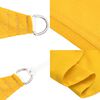 vidaXL Voile d'ombrage 160 g/m&sup2; Jaune 3,6x3,6x3,6 m PEHD