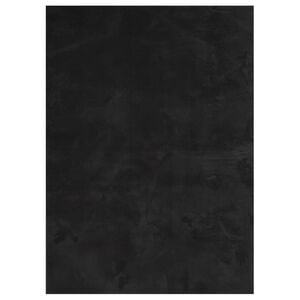 vidaXL Tapis HUARTE &agrave; poils courts doux et lavable noir 140x200 cm