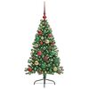 vidaXL Sapin de Noël artificiel pré-éclairé Vert 120 cm PVC