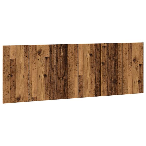 vidaXL Tête de lit murale vieux bois 240x1,5x80 cm bois d'ingénierie