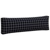 vidaXL Coussins de palette lot de 2 motif à carreaux noir tissu Oxford