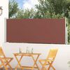 vidaXL Auvent lat&eacute;ral r&eacute;tractable de patio 100x300 cm Marron
