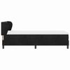 vidaXL Lit &agrave; ressorts avec matelas Noir 80 x 200 cm Velours