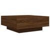 vidaXL Table basse ch&ecirc;ne marron 80x80x31 cm bois d'ing&eacute;nierie
