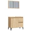 vidaXL Ensemble de meubles de salle de bain 2 pcs ch&ecirc;ne sonoma