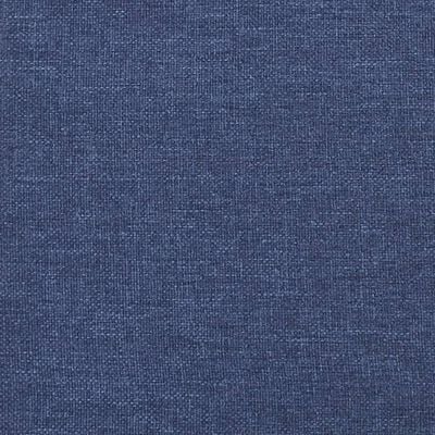 vidaXL Tête de lit avec oreilles Bleu 163x23x118/128 cm Tissu