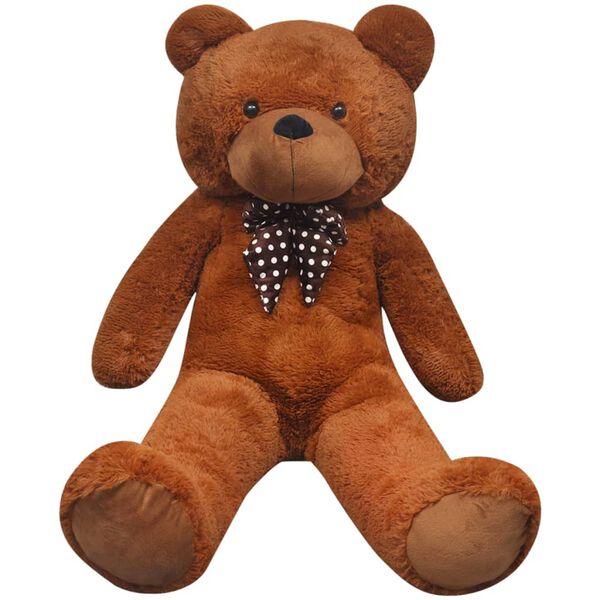 vidaXL Ourson en peluche XXL Marron 160 cm