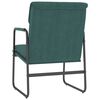 vidaXL Chaise longue Vert fonc&eacute; 55x64x80 cm Tissu