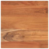 vidaXL Dessus de table 60x60x2,5 cm carré bois massif d'acacia
