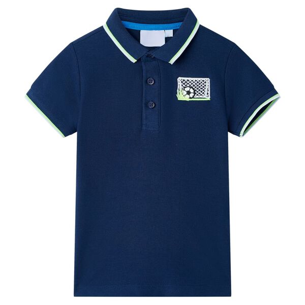 Polo pour enfants bleu marine 104
