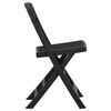 vidaXL Chaises de jardin pliables lot de 4 PP Anthracite
