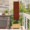 vidaXL &Eacute;cran de confidentialit&eacute; de jardin Fretwork Rouill&eacute; 32 x 140 cm