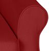vidaXL Fauteuil de massage inclinable Rouge bordeaux Tissu