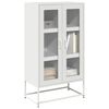 vidaXL Buffet haut blanc 68x39x123 cm acier