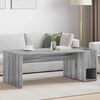 vidaXL Table basse Gris Sonoma 101,5 x 50 x 37 cm Bois d'ing&eacute;nierie