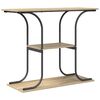 vidaXL Table console Ch&ecirc;ne Sonoma 101 x 35 x 80,5 cm Bois d'ing&eacute;nierie