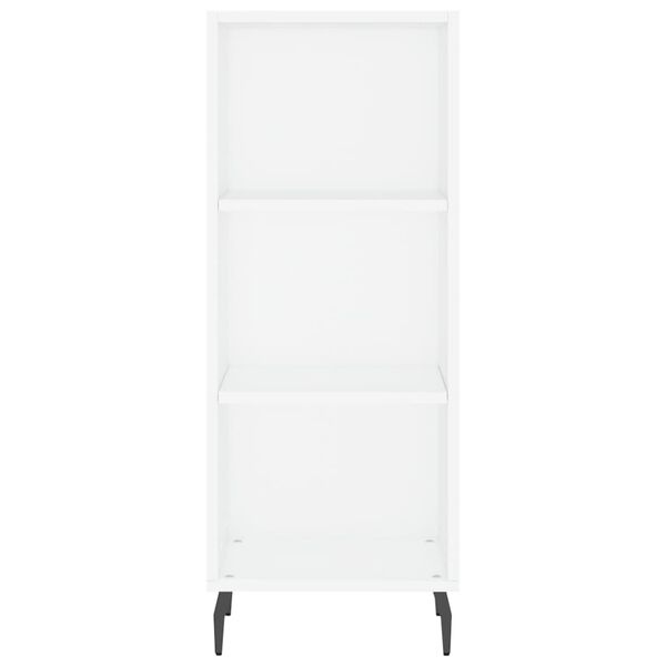 vidaXL Buffet blanc 34,5x32,5x90 cm bois d'ing&eacute;nierie
