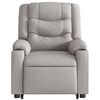 vidaXL Fauteuil inclinable de massage &eacute;lectrique gris nuage tissu