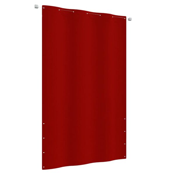 vidaXL &Eacute;cran de balcon Rouge 140x240 cm Tissu Oxford