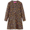 vidaXL Robe pour enfants &agrave; manches longues bleu marine 92
