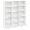 vidaXL Meuble CD Blanc 96 x 23,5 x 97,5 cm Bois d'ing&eacute;nierie