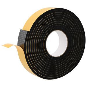 vidaXL Ruban adh&eacute;sif en mousse 20 pc Noir 30mm x 5m Mousse CR