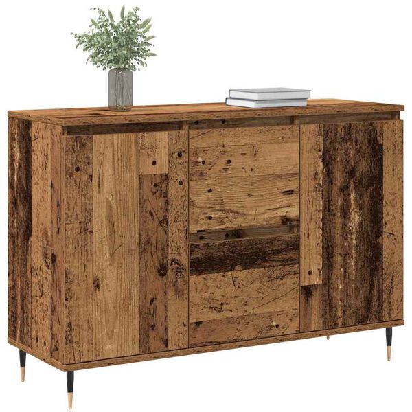 vidaXL Buffet Bois ancien 101,5 x 35 x 70 cm Bois d'ingénierie