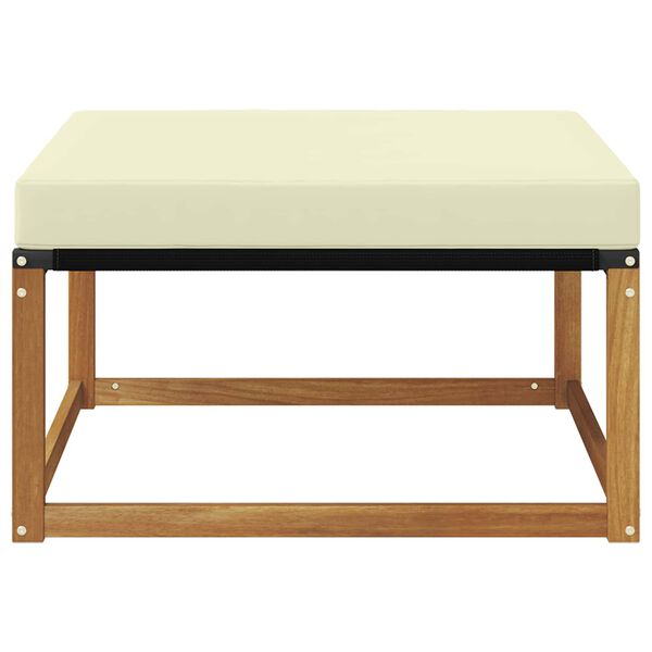 vidaXL Pouf d'Ext&eacute;rieur Bois d'Acacia Massif Naturel