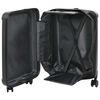 vidaXL Valise avec verrouillage Noir 34 x 23 x 55.5 cm Plastic ABS