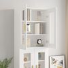 vidaXL Armoire murale suspendue Blanc 69,5x34x90 cm