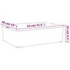 vidaXL Bo&icirc;tes de rangement en plastique 3 pcs 25 L empilables