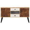 vidaXL Buffet 118x30x62 cm Bois de manguier massif