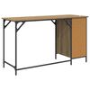 vidaXL Bureau d'ordinateur Ch&ecirc;ne artisanal 131 x 48 x 75 cm