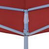 vidaXL Toit de tente de réception 3x3 m Bordeaux 270 g/m²