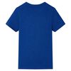 T-shirt pour enfants bleu fonc&eacute; 140