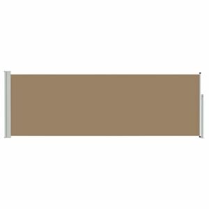 vidaXL Store lat&eacute;ral r&eacute;tractable Taupe 300 x 100 cm Polyester