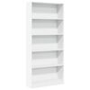 vidaXL Biblioth&egrave;que blanc 80x24x176 cm bois d'ing&eacute;nierie
