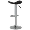 vidaXL Tabourets de bar lot de 2 noir acier chromé et cuir artificiel