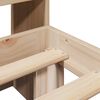 vidaXL Lit biblioth&egrave;que sans matelas 90x190 cm bois de pin massif