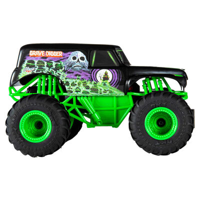 Monster Jam Camion jouet Grave Digger avec télécommande 1:24