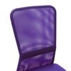 vidaXL Chaise de bureau Violet 44x52x100 cm Tissu en maille