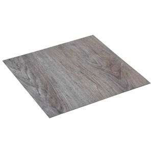 vidaXL Planches de sol 55 pcs Marron Clair 5,11 m&sup2; PVC