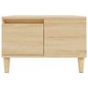 vidaXL Table basse ch&ecirc;ne sonoma 55x55x36,5 cm bois d'ing&eacute;nierie